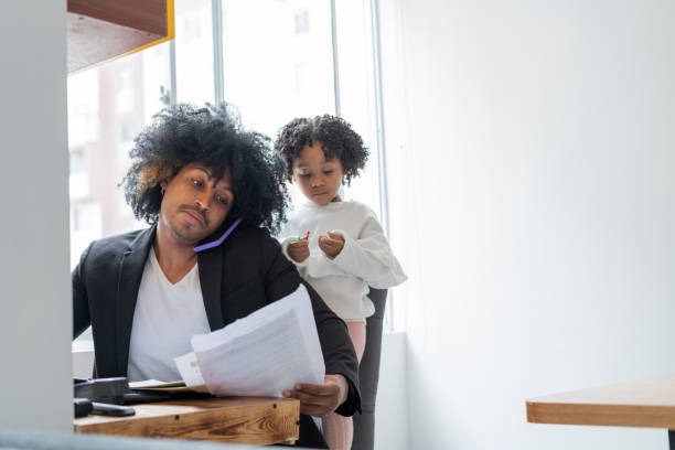 Working Parent with child